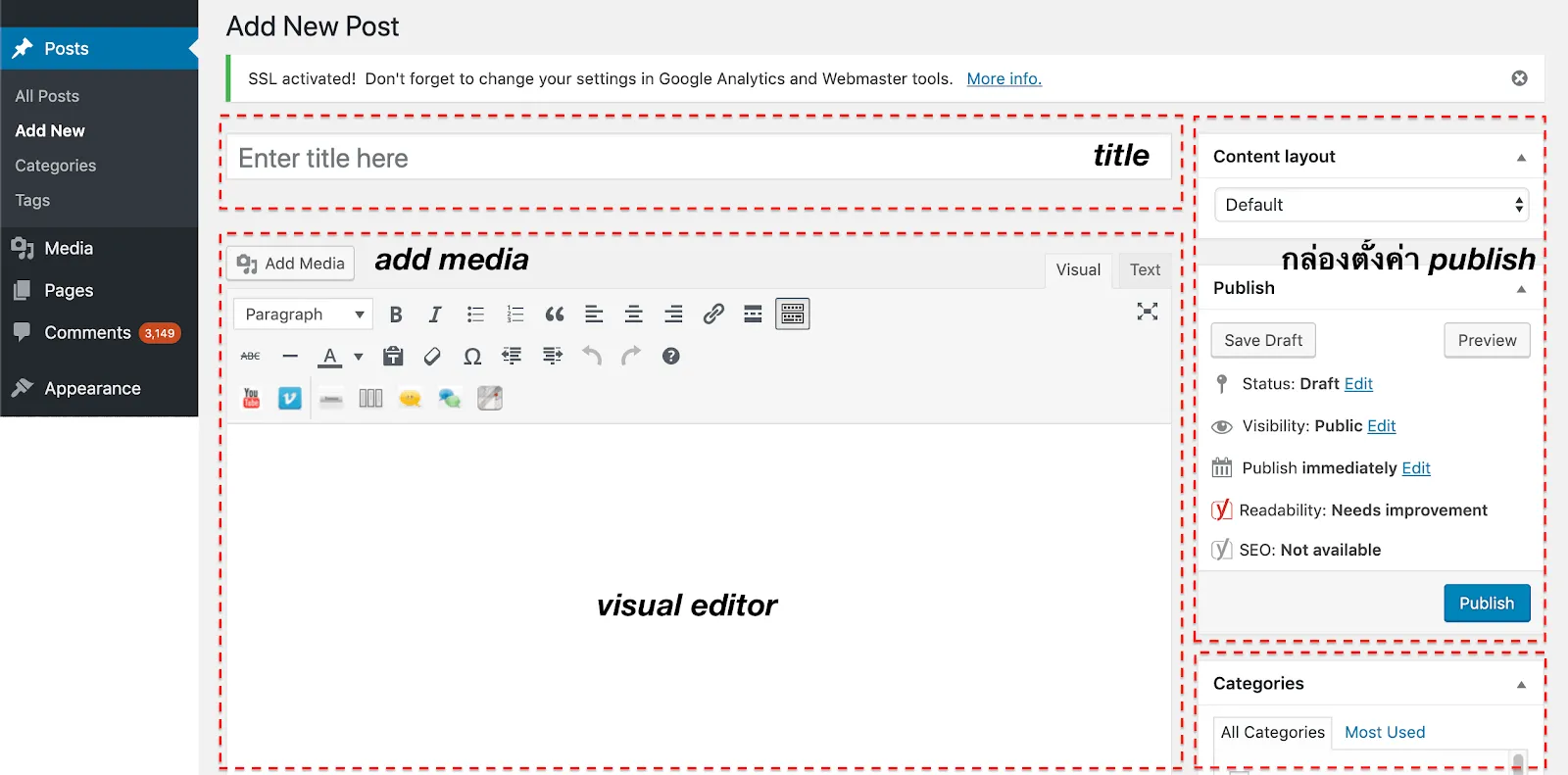 wordpress add post1