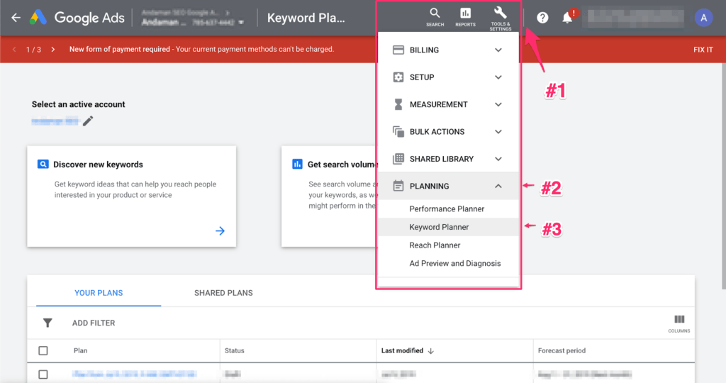 Keyword Planner