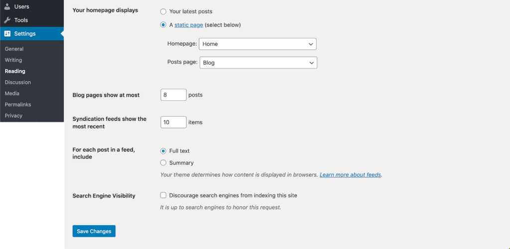wordpress setting2